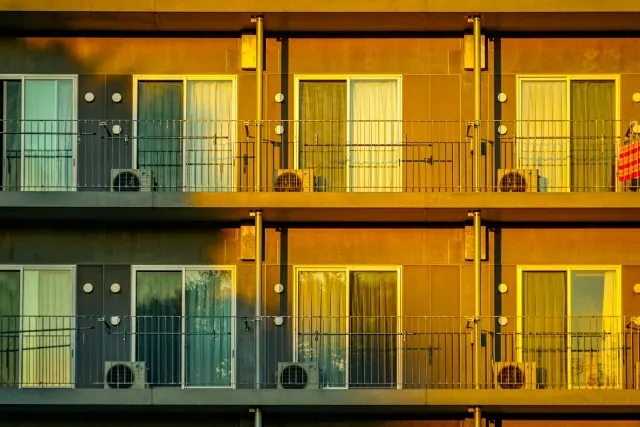 アパートのカーテンイメージ