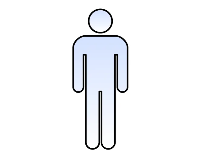 血の気が引くイメージ