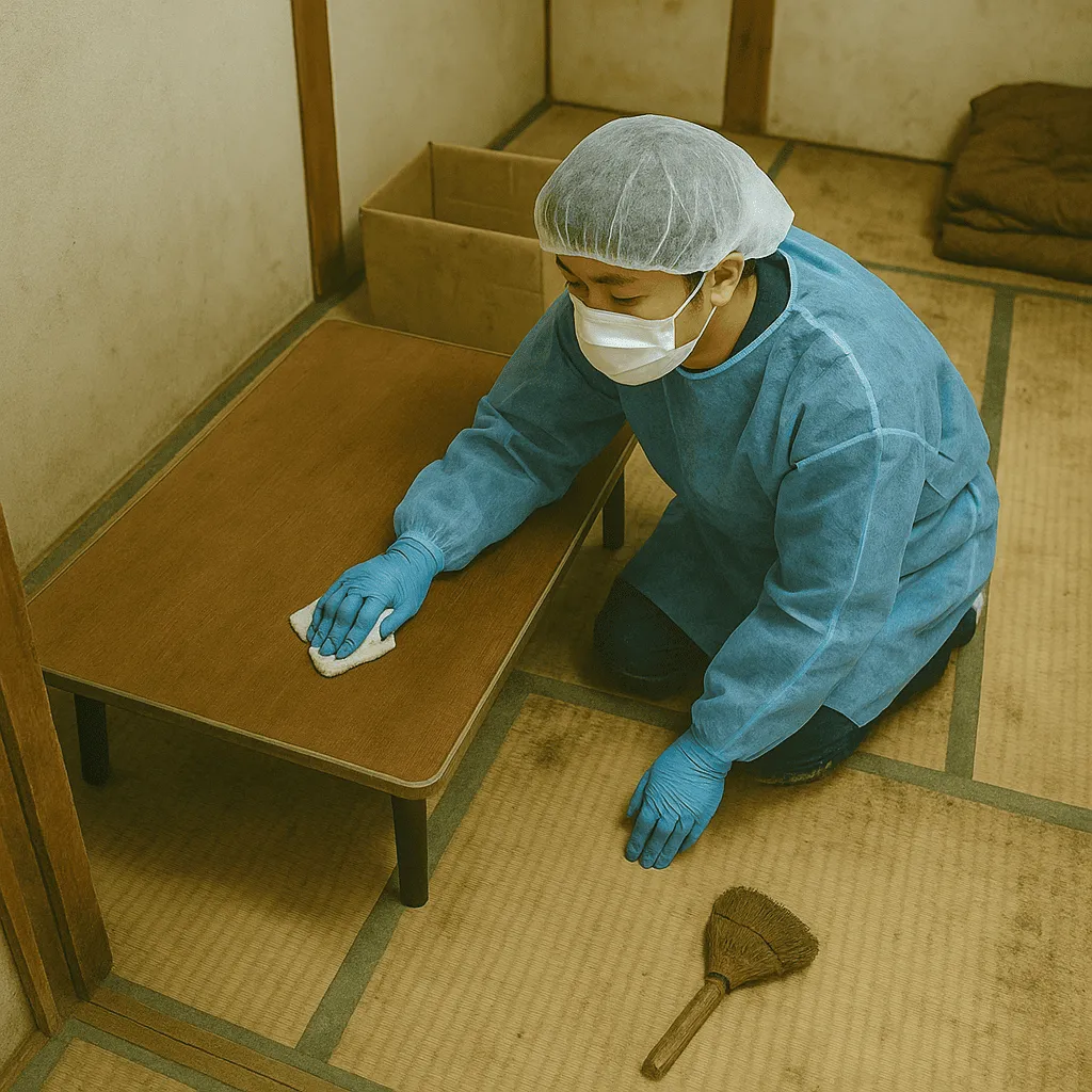 遺品整理とは違う特殊清掃の必要性