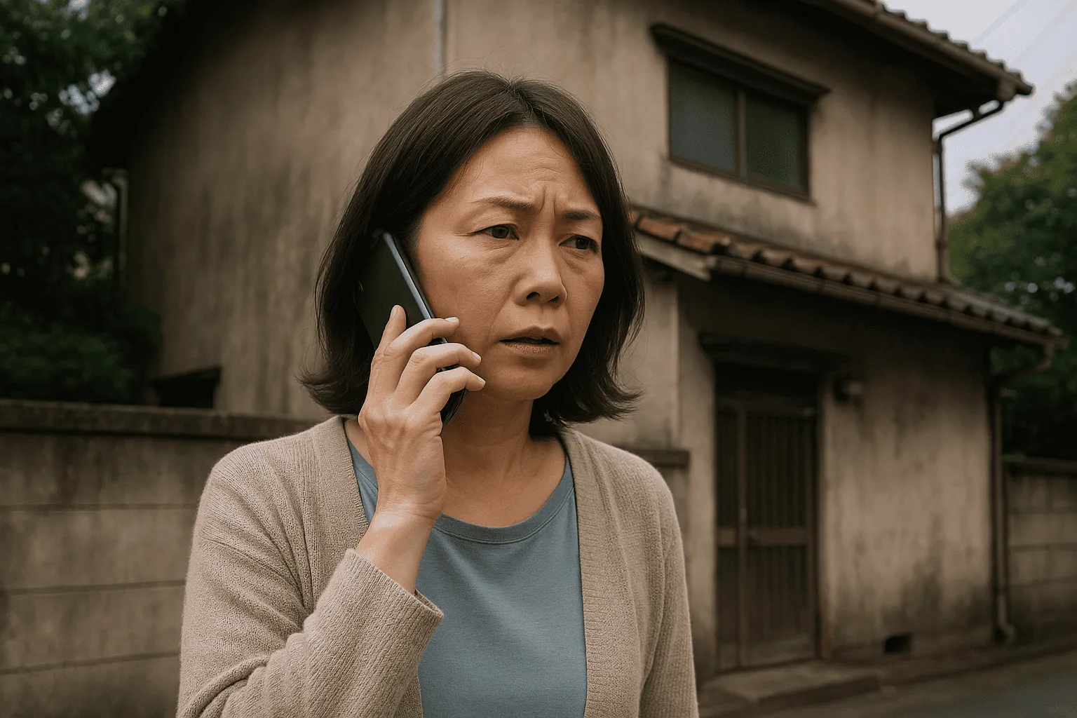 孤独死の異臭に気づいて通報する近隣住民