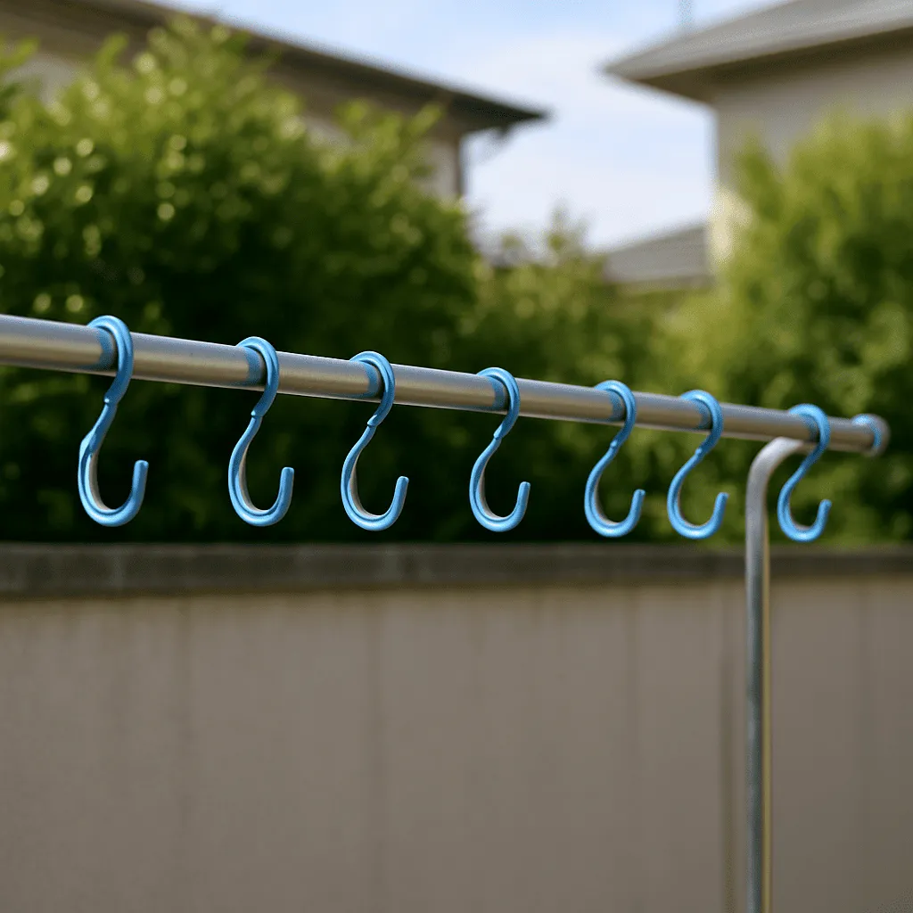 孤独死によって洗濯物が干されなくなった物干し竿