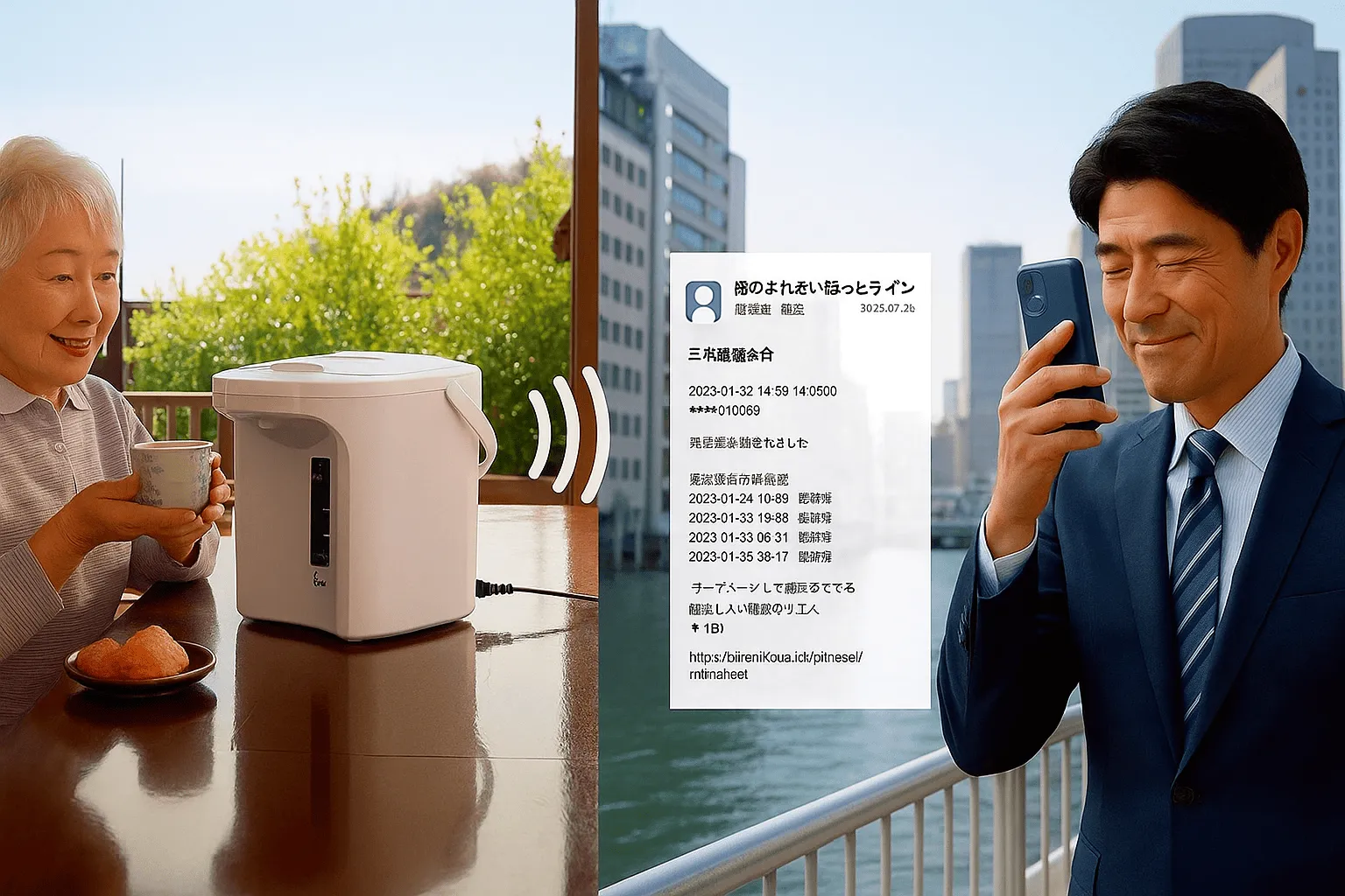 見守りサービス等の活用